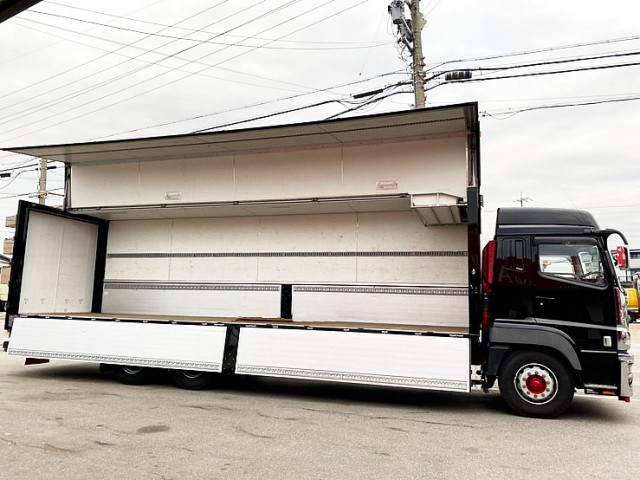 【537】ふそう　スーパーグレート　冷凍ウィング　サブエンジン　スタンバイ　木床