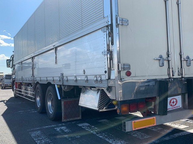 【568】ふそう　スーパーグレート　冷凍ウィング　キーストン床　サブエンジン