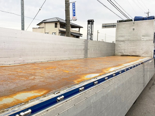 【579】ふそう　スーパーグレート　ハイルーフ　10輪　平ボディ　鉄床