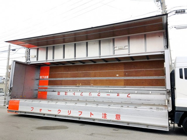 【504】三菱ふそうスーパーグレート　低床　アルミウイング　ハイルーフ　総輪エアサス