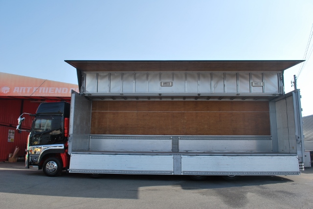 【206】UDトラックス　クオン　低床　アルミウイング　ハイルーフ