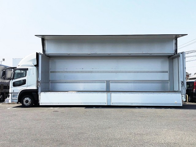 【370】ふそう　スーパーグレート　パネルウィング　エアロ付