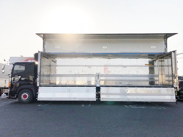 【369】日野プロフィア　高床　冷凍ウィング　床アルミ縞