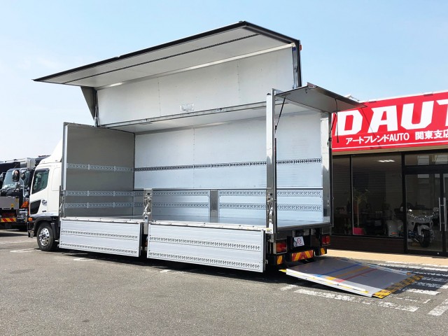 【400】日野　レンジャープロ　ウィング　総輪エアサス　跳上ゲート付