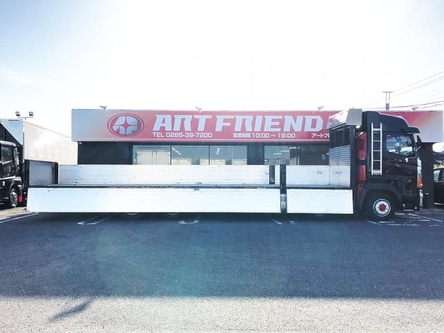 【378】日野　グラプロ　フルエアサス　平ボデーアルミブロック