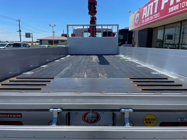 三菱ふそう：ファイター：増トン：未使用：ハイジャッキセルフ：ステンレスサイドバンパー