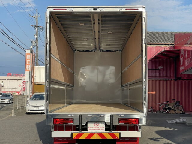 【現行型】スーパーグレート　スーパーハイルーフ　未使用　リア門口ステンレス