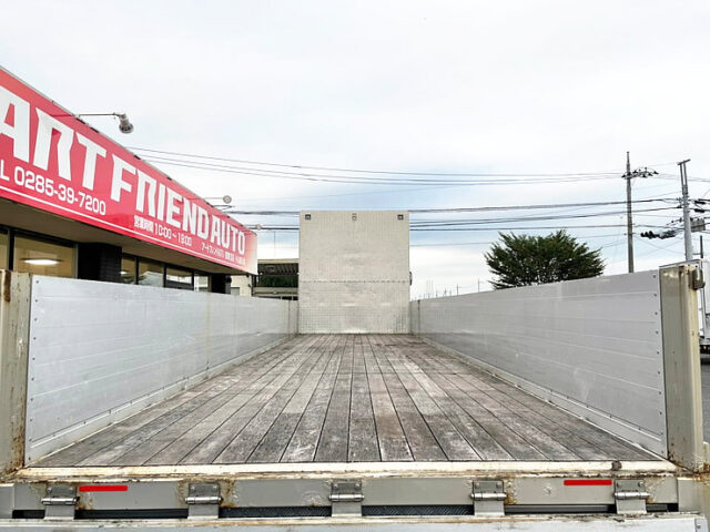 【947】H29　ギガ　ハイルーフ　平ボデーアルミB　4軸　ステンレス多数