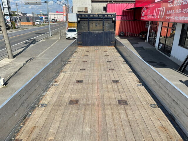 【1135】H26　スーパーグレート　平ボデーアルミB　2デフ　7速　420馬力　ステンレス多数