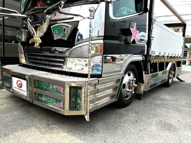 【1502】H17 ジェネレーションキャンター　平ボデー　架装多数　煙突マフラー