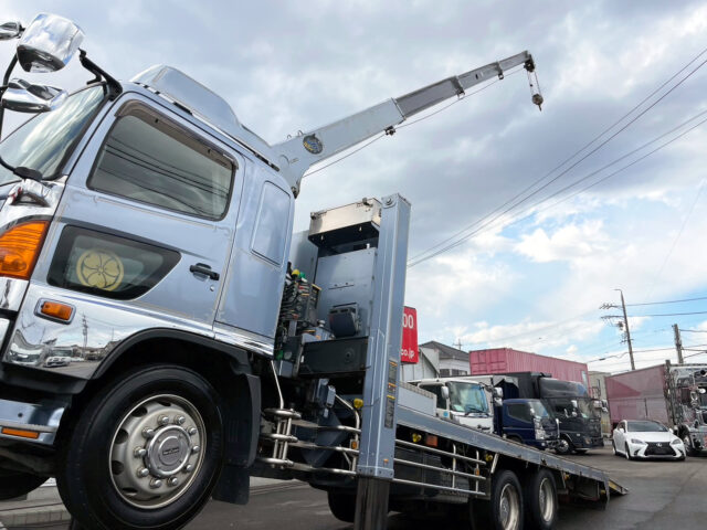 レンジャープロ　増トン　ハイジャッキセルフ　4段クレーン　ウィンチ/あゆみ板付　荷台長6500