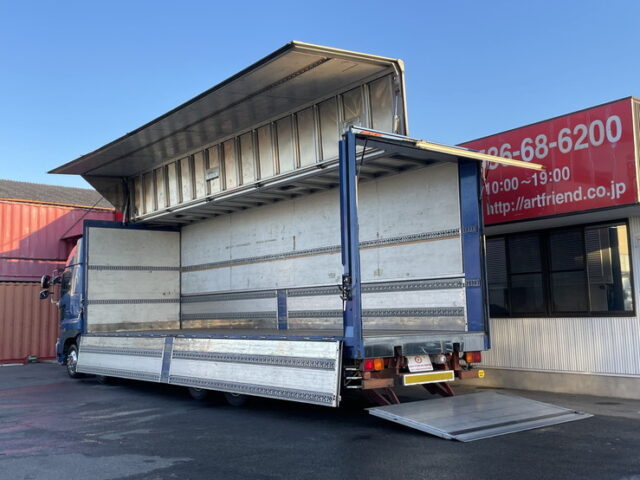 日野　プロフィア　ハイルーフ　ウィング　跳上ゲート　ステンレスサイドバンパー