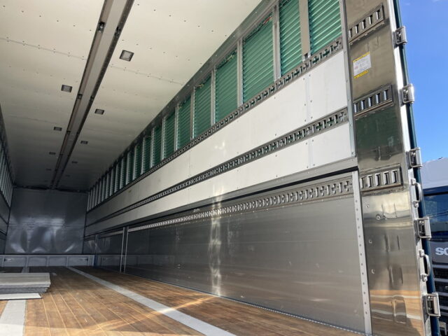 令和4年式 トレクス製 3軸 段付きトレーラーウィング リフトアクスル 後軸残し