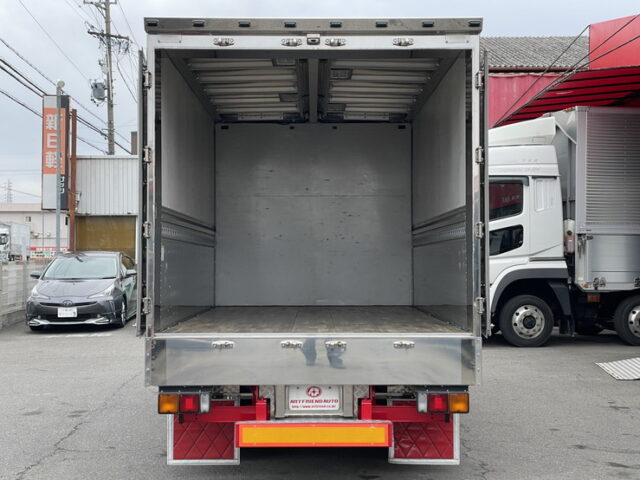 ブルーテックキャンター　ワイドロング　ウィング　架装多数　リア門口ステンレス