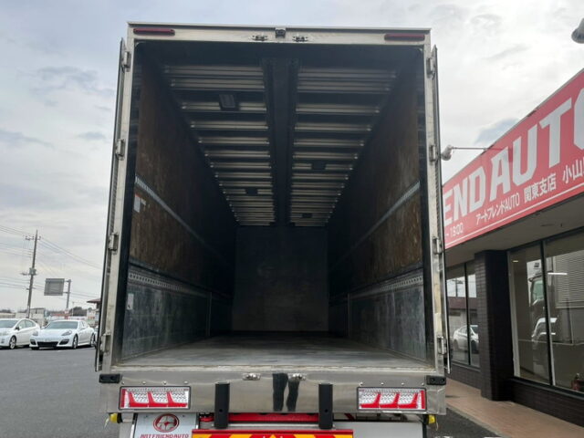 いすゞ　ギガ　ハイルーフ　アルミウィング　380馬力　リア門口ステンレス　