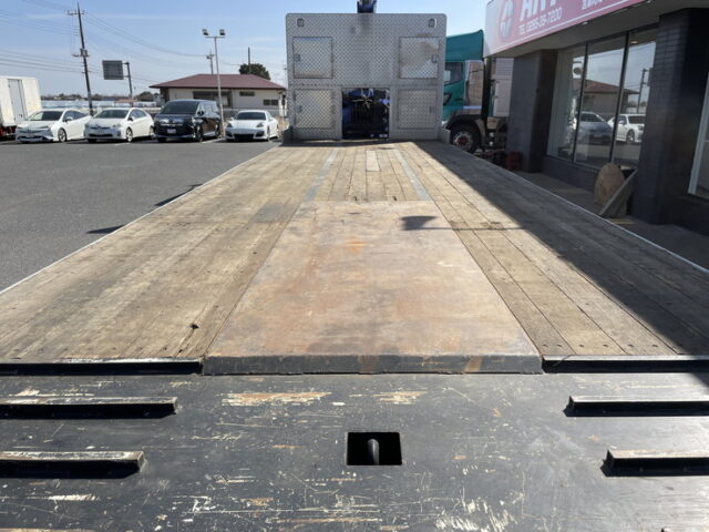 日野：プロフィア：ハイジャッキセルフ：アルミホイール：ステンレスサイドバンパー：TADANO４段クレーン