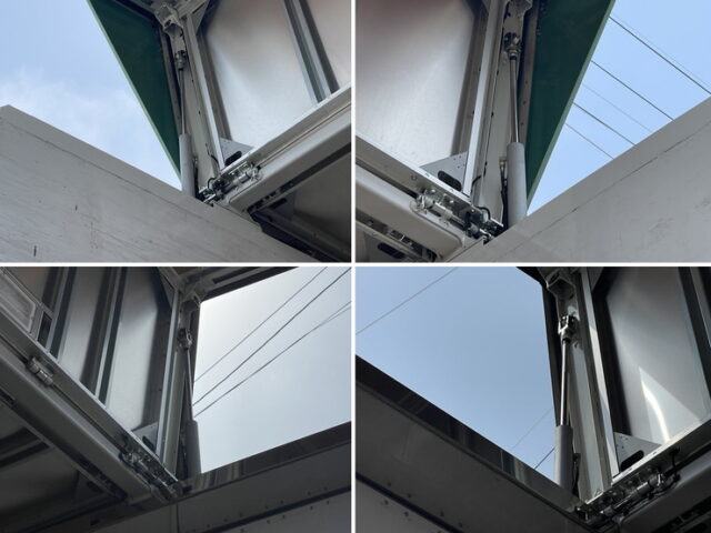 トレクス：R1年式：2軸：トレーラーウィング：リフトアクスル後ろ残し：アルミホイール