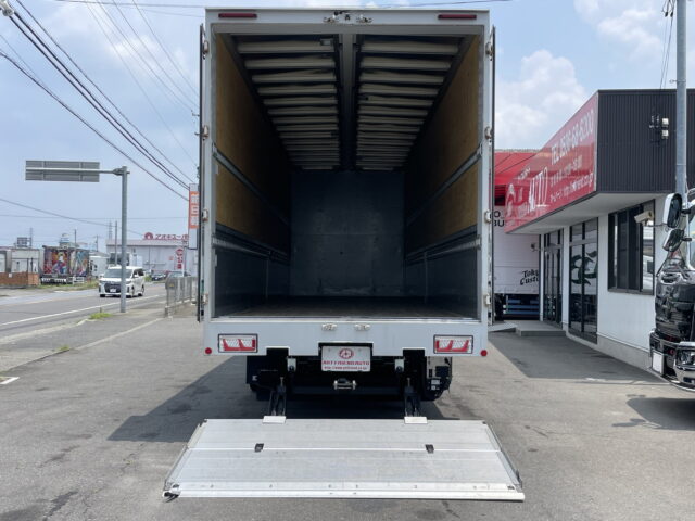 いすゞ：ギガ：ハイルーフ：ウィング：木床：格納パワーゲート：アルミホイール