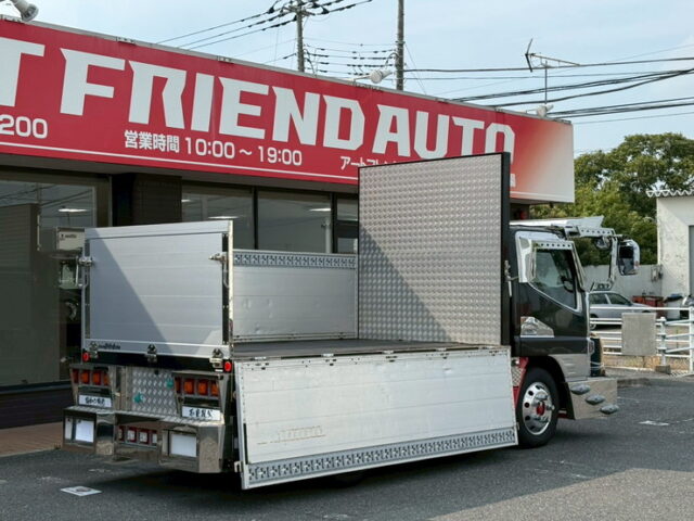 ブルーテックキャンター　平ボデーアルミブロック　架装多数　アルミホイール　標準幅　10尺