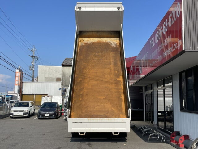 日野：17プロフィア：ダンプ：53×22：自重計：リアゲートエアーロック