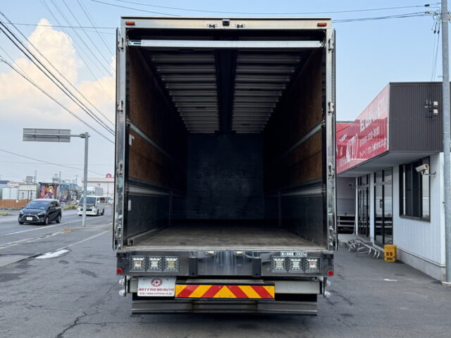 日野：17プロフィア：ハイルーフ：ウィング：アルミホイール：リア門口ステンレス