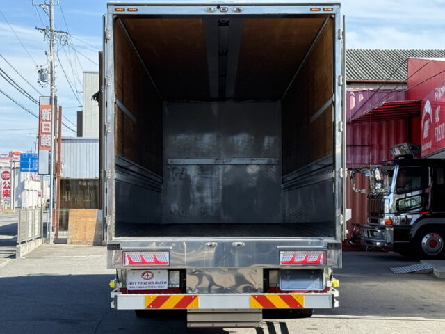 日野：17プロフィア：ハイルーフ：ウィング：リア門口ステンレス