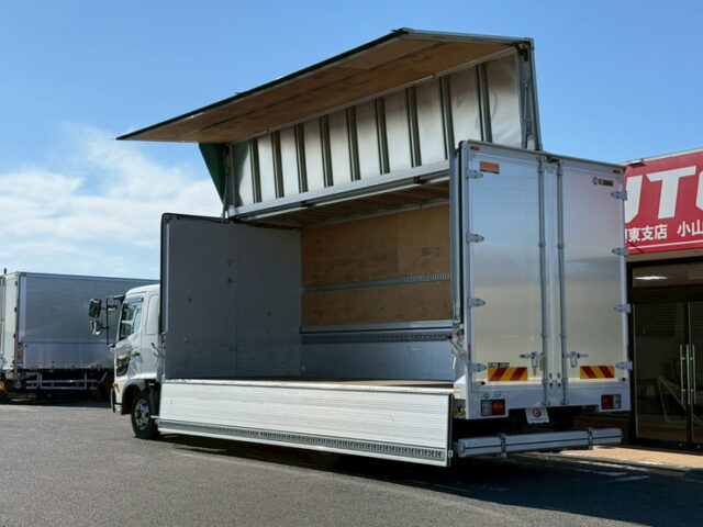 日野：17レンジャー：ウィング：6200ワイド：エアサス：格納ゲート