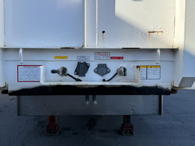 日本トレクス:トレーラー:平ボデー:アルミブロック:1Mアオリ:リフトアクスル:中残し