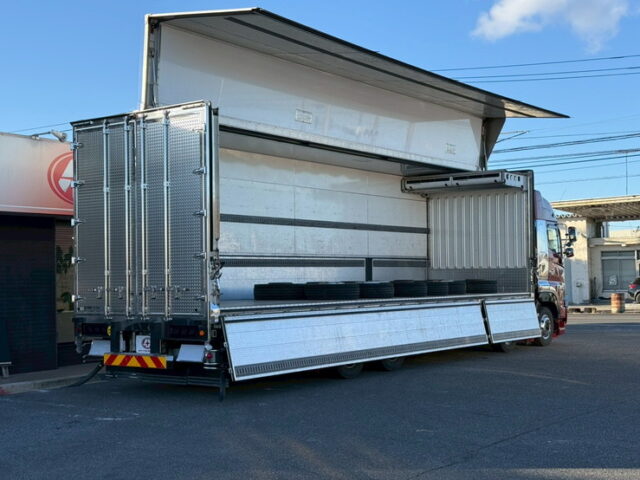 日野:プロフィア:ハイルーフ:冷凍ウィング:架装多数:ボディ枠ステンレス