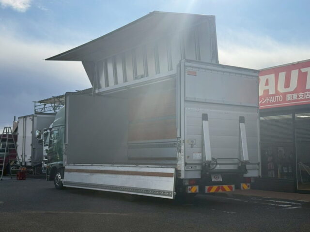 日野:17レンジャー:ハイルーフ:ウィング:6200ワイド:エアサス:跳上ゲート