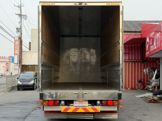 17スーパーグレート：ハイルーフ：ウィング：プレミアムライン：リア門口ステンレス