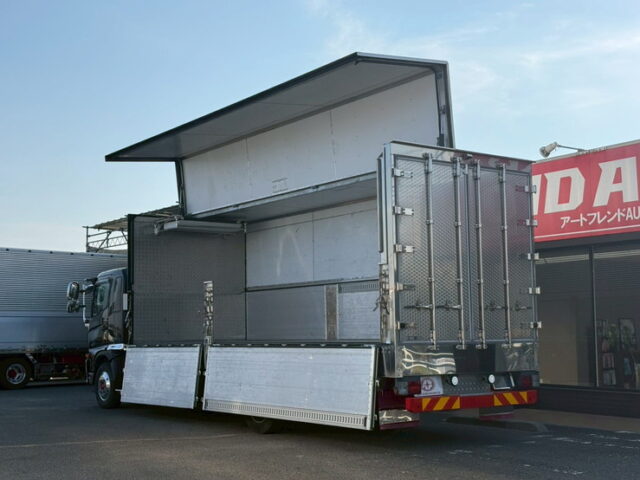 日野：17レンジャー：冷凍ウィング：造りボディ：6700ボデー：セミワイド：TDS40DX