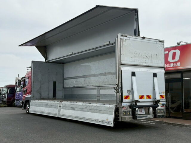 スーパーグレート：ハイルーフ：ウィング：跳上ゲート：アルミホイール：床鉄