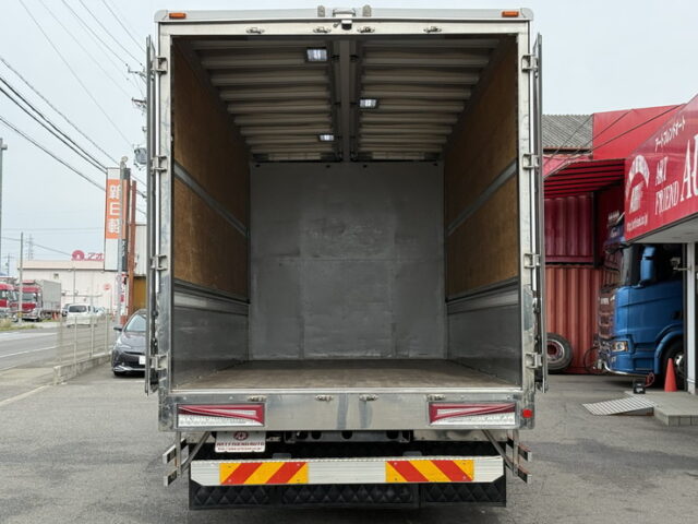 日野：17レンジャー：ハイルーフ：ウィング：6200ワイド：リア門口ステンレス