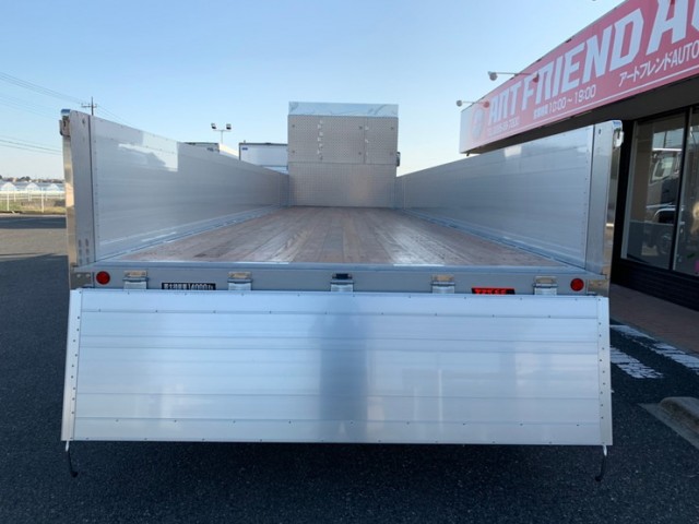 【528】ふそう　スーパーグレート　平ボデーアルミB　4軸低床　登録済未使用車