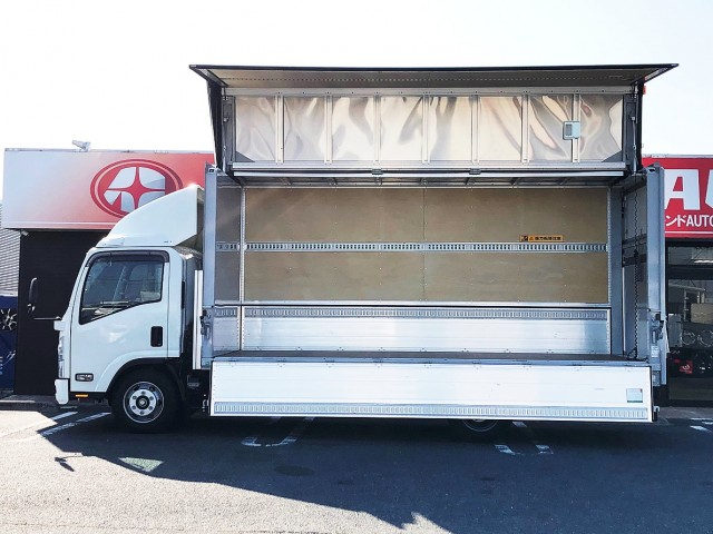 【374】いすゞ　エルフ　ウィング　跳上ゲート