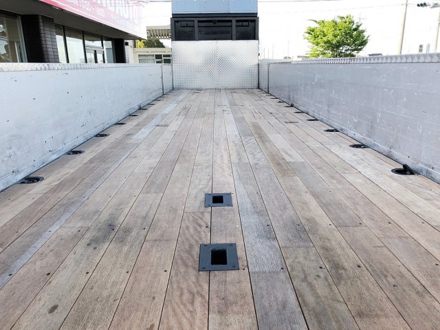 【378】日野　グラプロ　フルエアサス　平ボデーアルミブロック