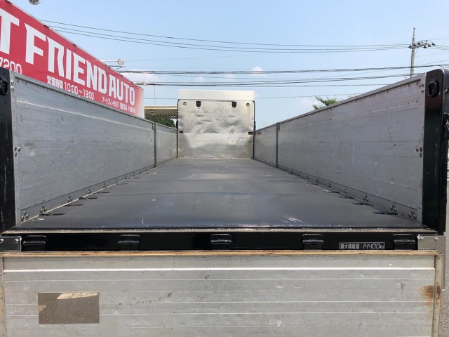 【465】いすゞ　ギガ　10輪　平ボデー　アルミブロック　後輪エアサス