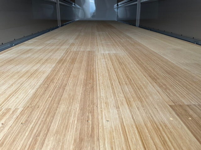 【現行型】スーパーグレートスーパーハイルーフ：ウィング未使用：リア門口ステンレス