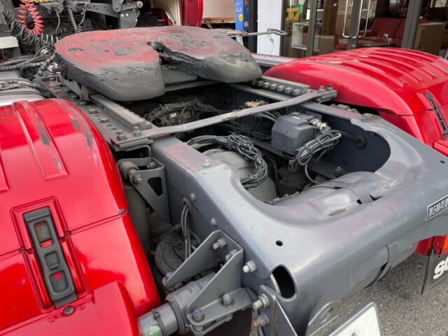 スカニア　R450　トレーラーヘッド　スライドカプラー　アルミホイール　ブタ鼻