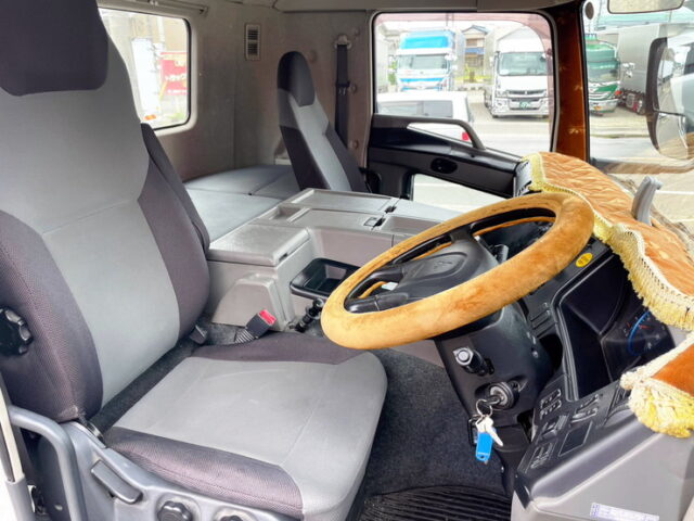 【1527】H30　平ボデートレーラー　1M10アオリ　7方開　リフトアクスル　エアサス