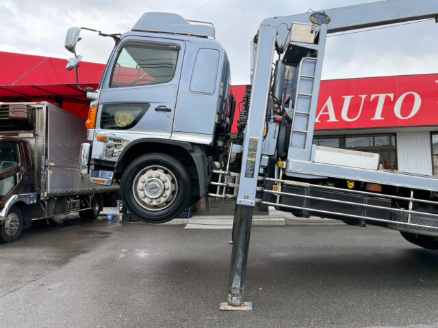 レンジャープロ　増トン　ハイジャッキセルフ　4段クレーン　ウィンチ/あゆみ板付　荷台長6500