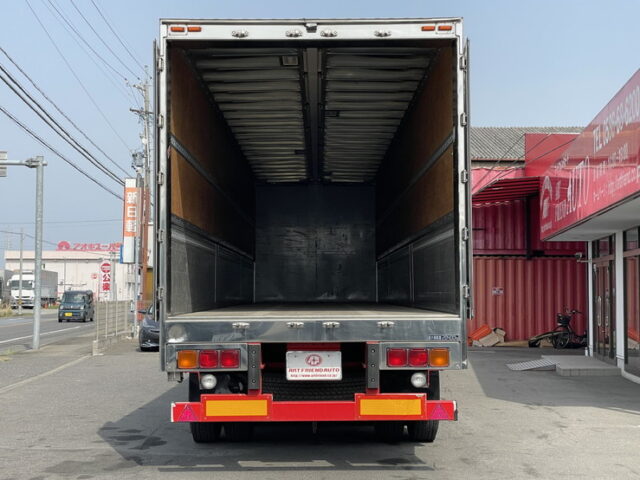 トレクス：R1年式：2軸：トレーラーウィング：リフトアクスル後ろ残し：アルミホイール