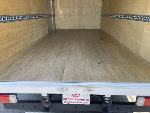 日野：デュトロ：アルミバン：ワイドロング：木床：横扉：150馬力：AT車