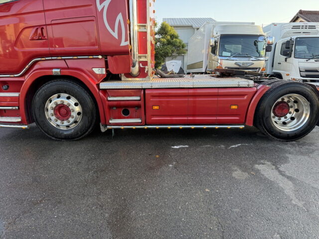 スカニア：R450：トレーラーヘッド：総輪エアサス：第5輪荷重11.300㎏：直6