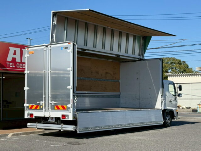 日野：17レンジャー：ウィング：6200ワイド：エアサス：格納ゲート