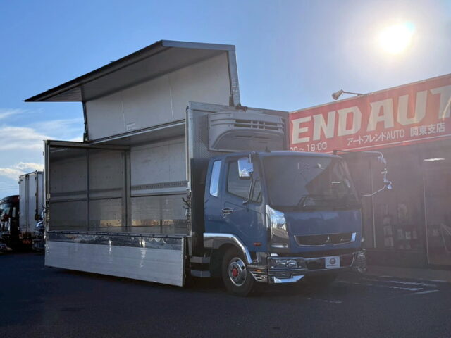 ふそう：ファイター：冷凍ウィング：架装多数：6700ワイド：板バネ：ハイグレード