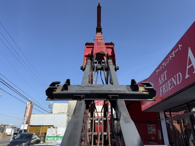 スーパーグレート：ハイルーフ：アームロール：40立米：架装多数：煙突マフラー(ダミー)