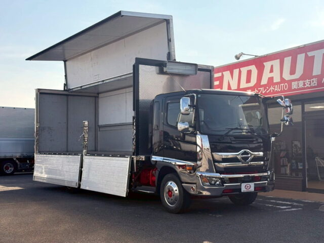 日野：17レンジャー：冷凍ウィング：造りボディ：6700ボデー：セミワイド：TDS40DX