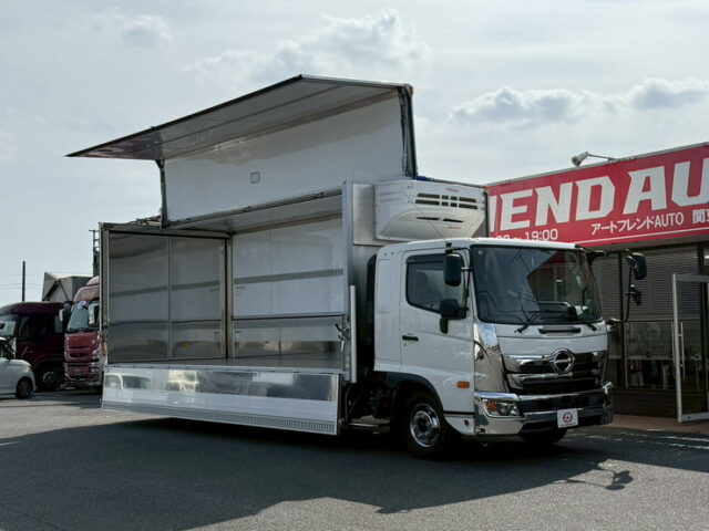 日野：17レンジャー：冷凍ウィング：未使用車：-30度設定：6速MT：240馬力